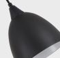 SE21-BL-B10-BL6-MS12  ADEPT FLEX Black Metal Shade Pendant+ HOMELIGHTING 77-8958