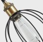 SE21-BR-10-BL3-GR12 MAGNUM FLEX Bronze Metal Pendant Black Metal Grid+ HOMELIGHTING 77-8969