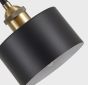SE21-BR-10-BL3-MS12 MAGNUM FLEX Bronze Metal Pendant Black Metal Shade+ HOMELIGHTING 77-8974