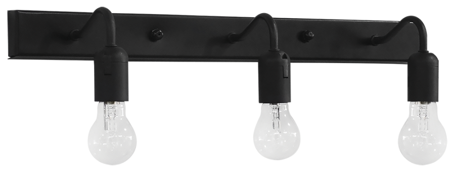 Φωτιστικό ράγα 3φωτη  AS-25ΑΡ 3/L RAGA BLACK ΑΠΛΙΚΑ ΜΕΤΑΛΛΙΚΗ Heronia 31-1206