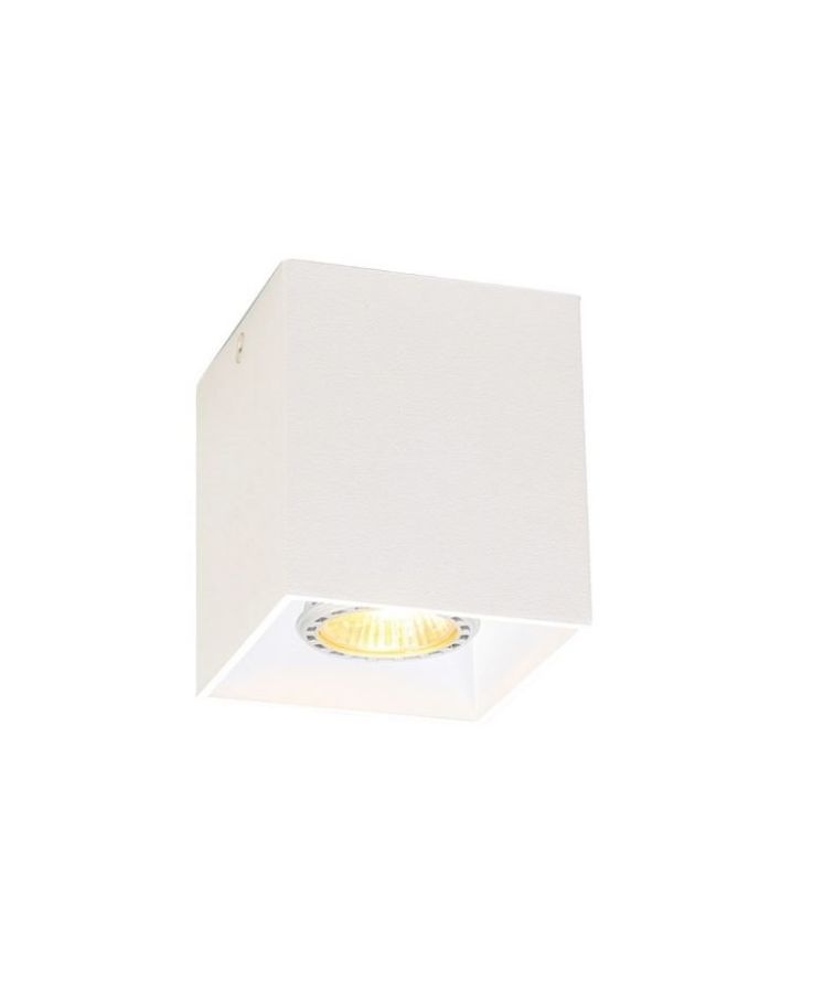 Πλαφονιέρα Λευκή Τετράγωνη Dice Viokef 4144100