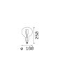 Λαμπτήρας E27 GLOBO D160 04W 1800K AMBRA Ideal Lux 129877