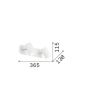 Απλίκα SPOT AP2 Λευκό Ideal Lux 156736