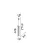 Κρεμαστό Φωτιστικό ULTRATHIN SP D040 ROUND ON-OFF Χρώμιο Ideal Lux 187662