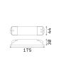 Driver LED Τροφοδοτικό DALI/PUSH 036W 24Vdc Ideal Lux 244549