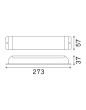 Driver LED Τροφοδοτικό DALI/PUSH 150W 24Vdc Ideal Lux 244587