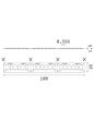 Ταινία LED STRIP LED 180 SMD 40W/M 3000K CRI90 IP20 Ideal Lux 253886