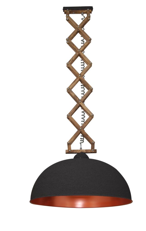 HL-250-60P UP-DOWN RELIEF BROWN CEMENT COPPER HOMELIGHTING 77-3096