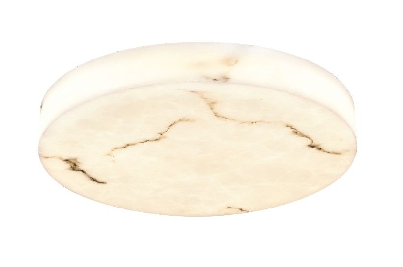 Φωτιστικό οροφής, LED 64W Alabaster & ritine, 7040 lm, 3CCT by switch on base D:80x6cm 42053-A