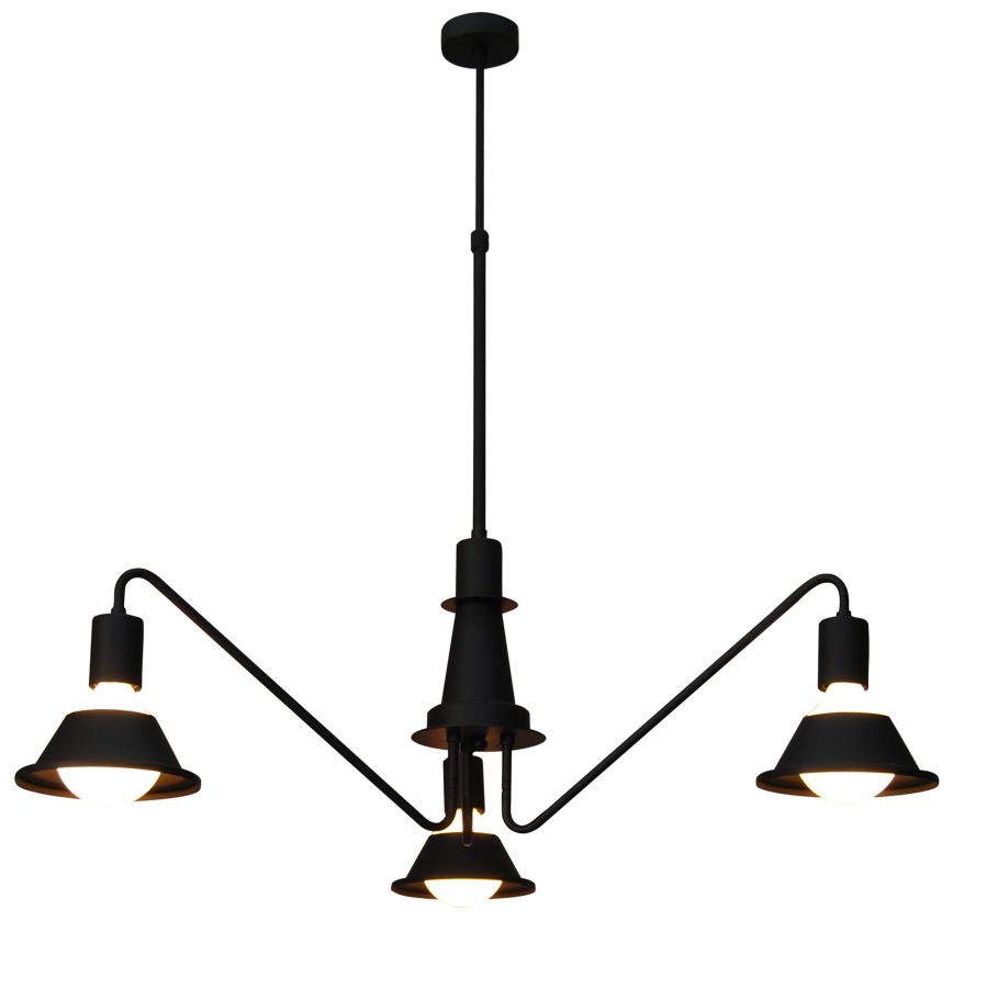 HL-3521-3 EMILY BLACK PENDANT HOMELIGHTING 77-3759
