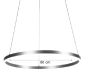 Κρεμαστό φωτιστικό LED 36W 3CCT by switch on base D:80cm 6095-AB-Silver