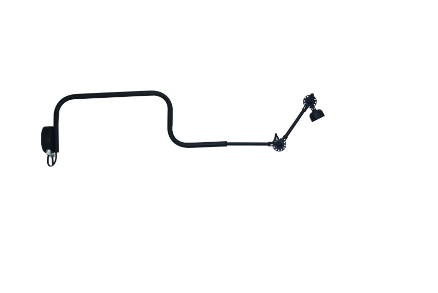 HL-W 11L B FOCUS BLACK LARGE WALL BASE HOMELIGHTING 77-3280