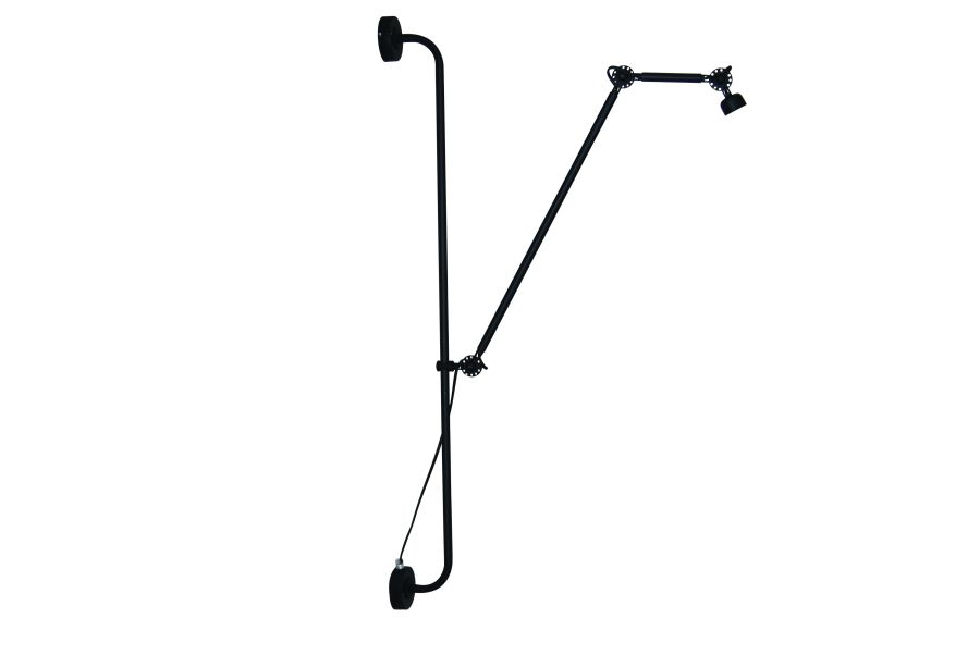 HL-W 14L B FOCUS BLACK LARGE WALL BASE HOMELIGHTING 77-3295