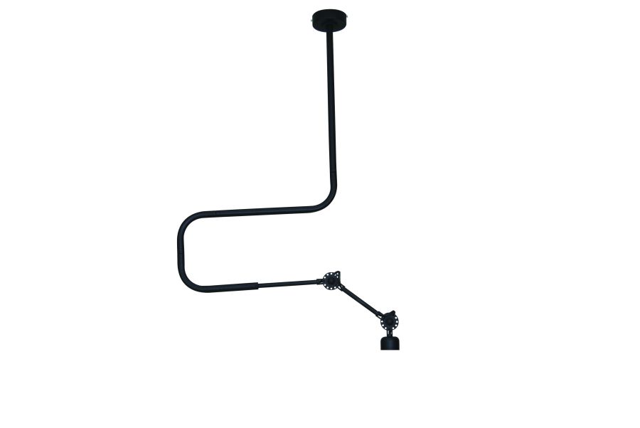 HL-C 11M B  FOCUS BLACK MEDIUM CEILING BASE HOMELIGHTING 77-3311