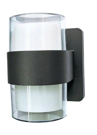 it-Lighting Athabasca LED 8W CCT Outdoor Wall Lamp Anthracite D:12cm 80203240