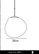 SE21-AL-36 ALTRA PENDANT GOLD E27 36cm  2 YEARS WARRANTY HOMELIGHTING 77-51183