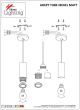 SE21-NM-4-NM6 ADEPT TUBE Nickel Matt Pendant+ HOMELIGHTING 77-8386