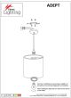 SE21-BL-B10-BL6-SH2 ADEPT PENDANT Grey Shade Pendant + HOMELIGHTING 77-9025
