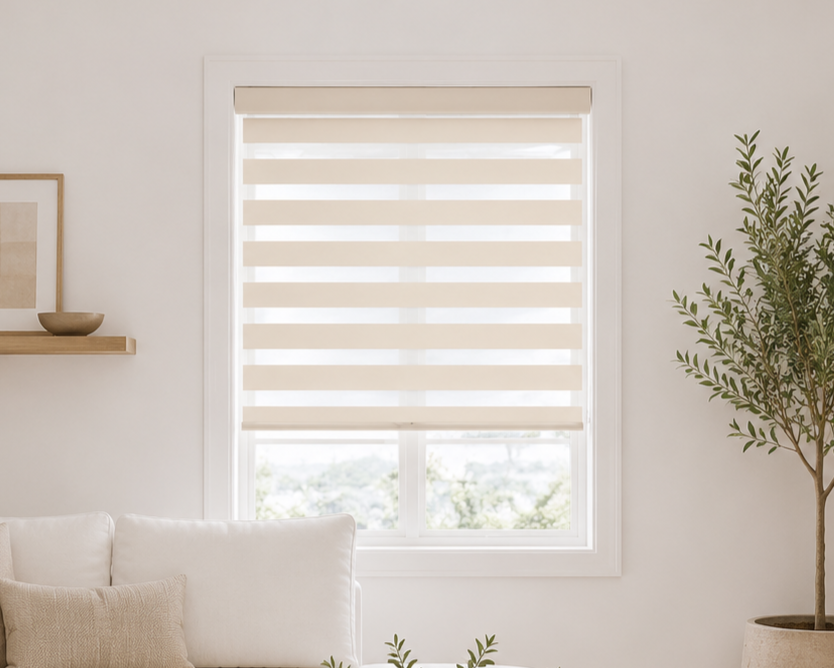 Double Ρόλερ Ρυθμιζόμενης Σκίασης 80x230cm Μπεζ MRShome DRD-BG080230