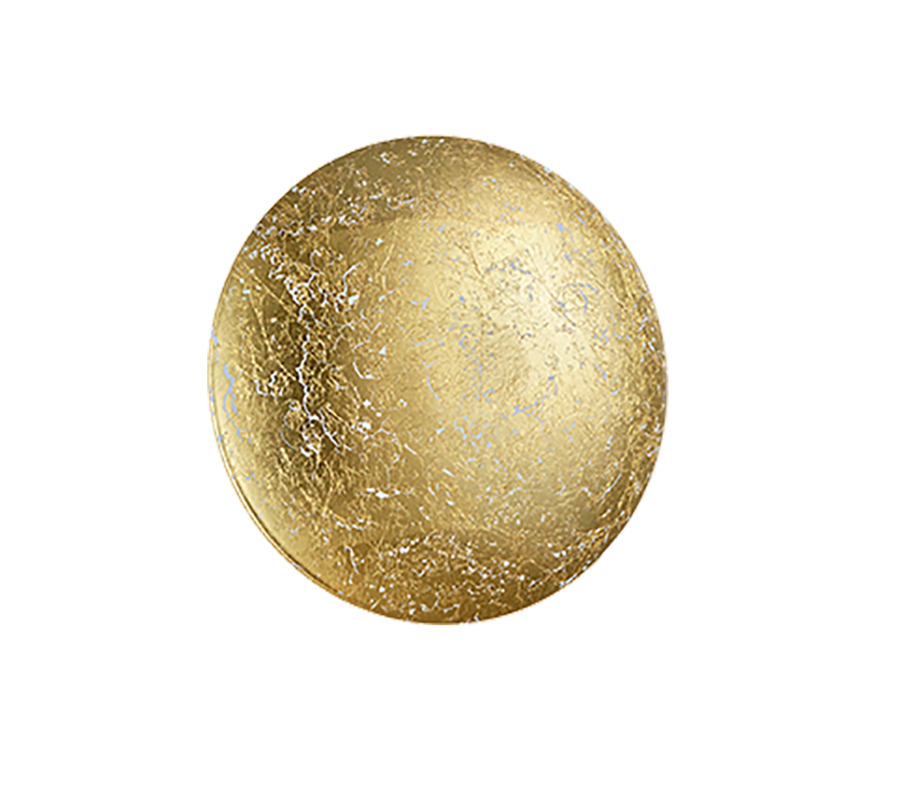 Μοντέρνο Φωτιστικό Τοίχου Χρυσαφί 22cm LED 8w 3000K 800lm Trio Lighting Chiros 224110179