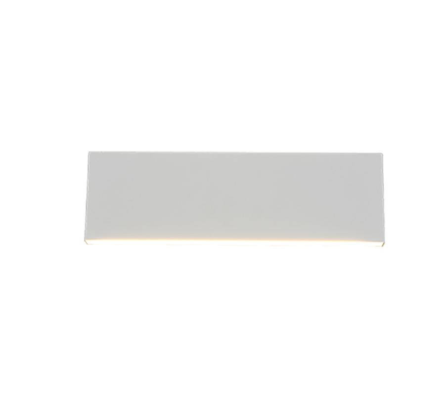 Φωτιστικό Τοίχου Λευκό Ματ 28xH8cm LED 2x6w 3000K 2x600lm Switch Dimmer Trio Lighting Concha 225172931