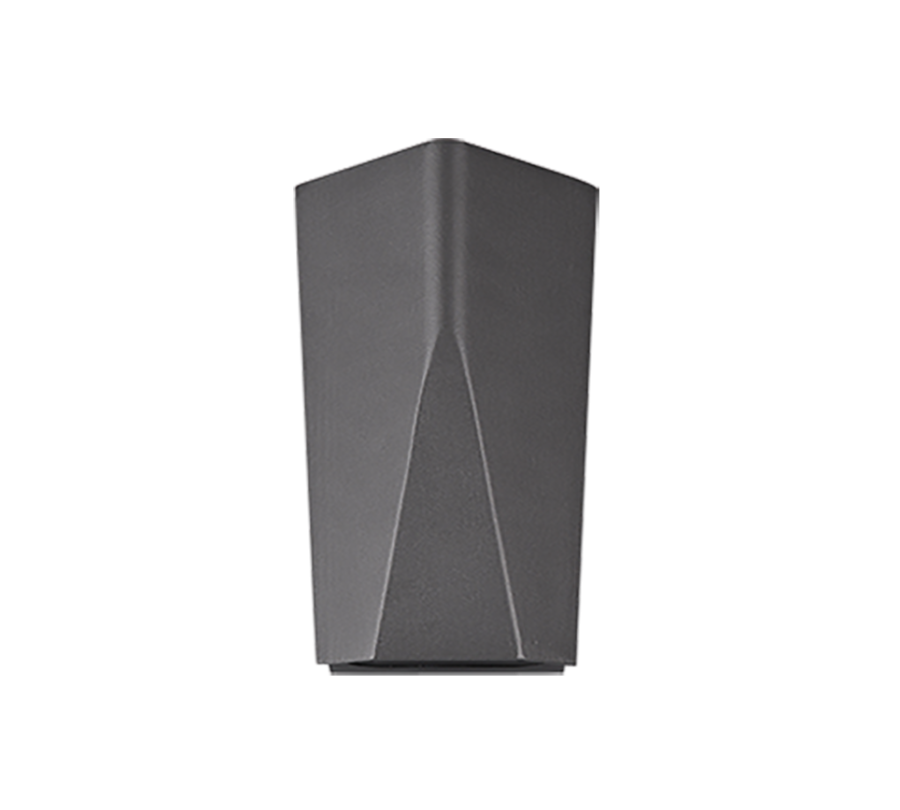 Επιτοίχιο  Φωτιστικό Ανθρακί 10xH20cm Εξ.Χώρου IP65 LED 2x4,5w 3000K 2x580lm Trio Lighting Tay 226560242
