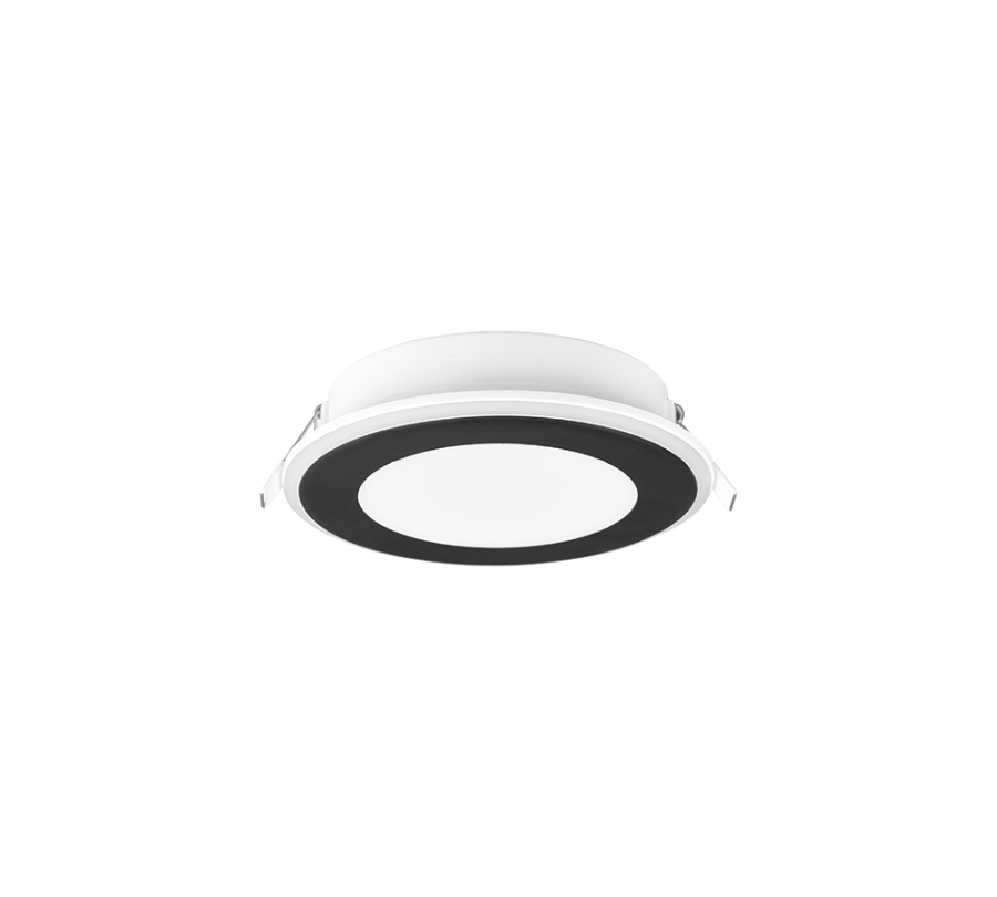 Φωτιστικό Σποτ Μαύρο Ματ Χωνευτό 14xH3cm LED 10w 3000K 1040lm Trio Lighting Aura 652410132