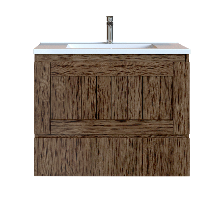 Έπιπλο Μπάνιου 100 εκ. με Νιπτήρα Χρώμα Anziano Natural Sanitec Alba B 100