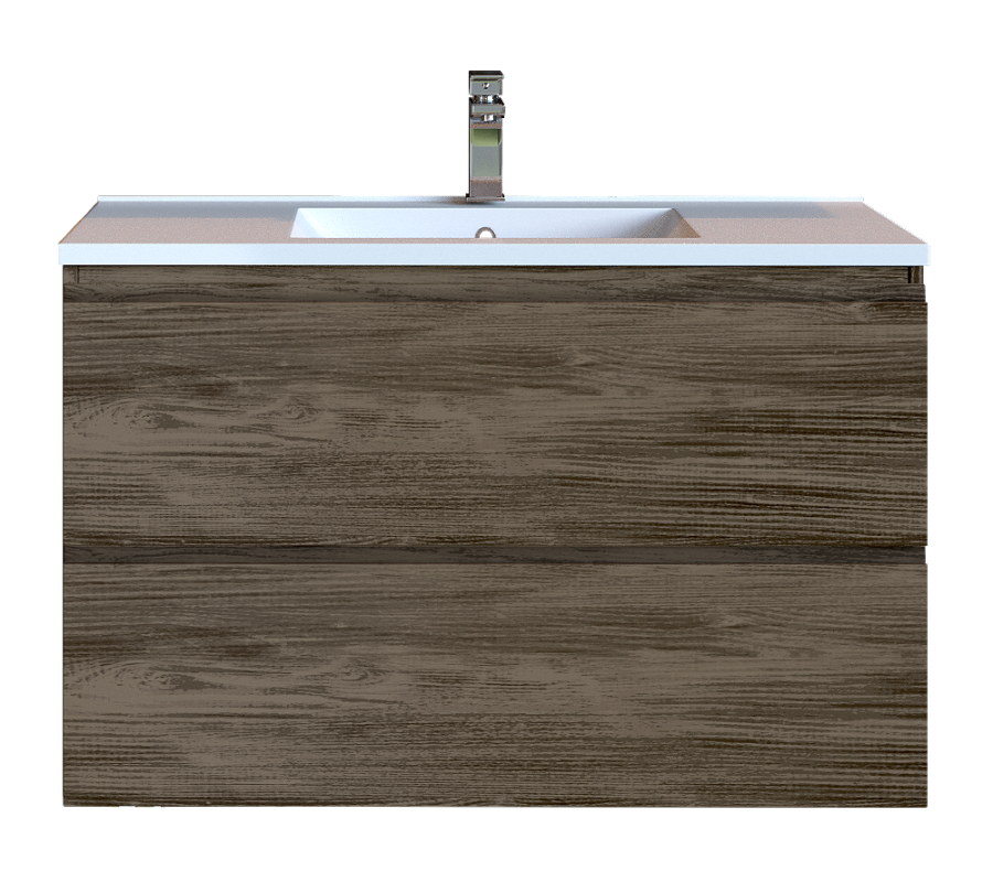 Έπιπλο Μπάνιου 70 εκ. με Νιπτήρα Χρώμα Anziano Grey Sanitec Alba D 70