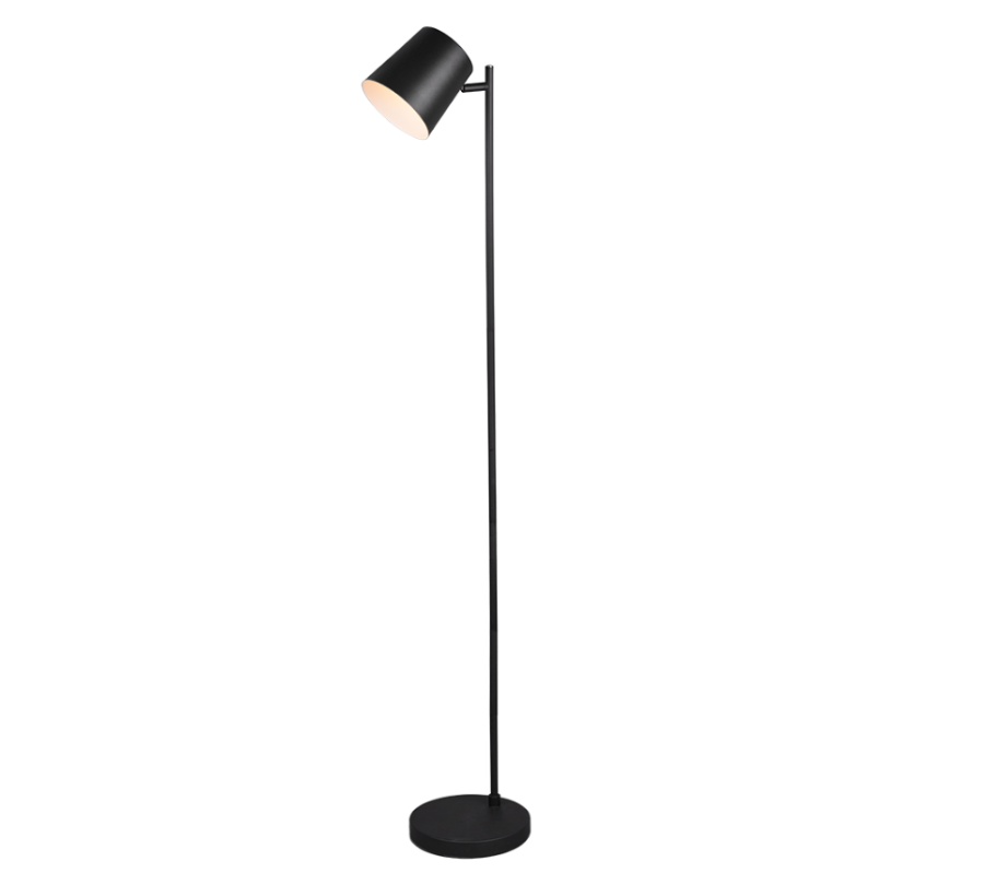 Φωτιστικό Δαπέδου Επαναφορτιζόμενο W20xH125cm Led 4,5w 3000K 350lm Black Matt Trio Lighting Blake R42111132