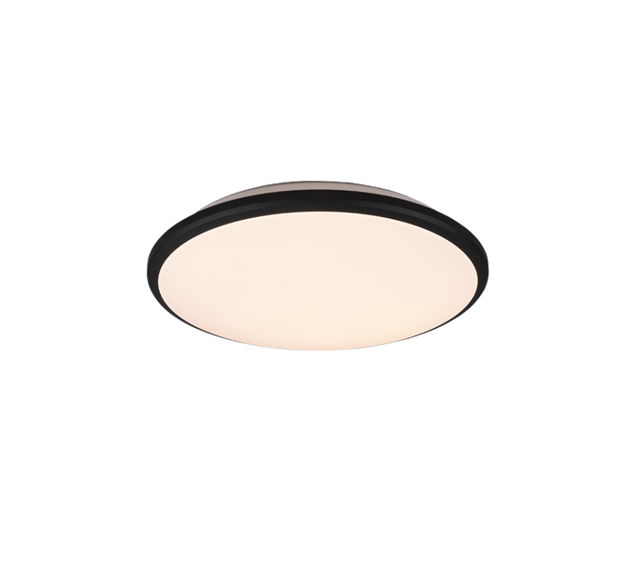 Πλαφονιέρα Οροφής Μαύρη 34xH6cm LED 20,5w 3000K 2300lm Trio Lighting Limbus R67021132