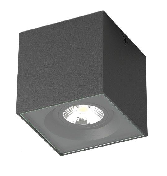 it-Lighting Monument 1xGU10 Outdoor Down Wall Lamp Anthracite D:8cm 80301044