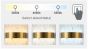 M8018 XENIC GOLD MATT WALL LAMP HOMELIGHTING 77-8217