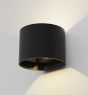 Φωτιστικό επιτοίχιο HER-04R BLACK εξωτερικού χώρου Heronia 42-0007