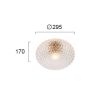 Πλαφονιέρα Διάφανη Ester Viokef 4225800