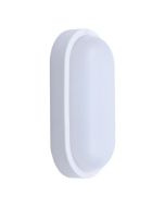 ΦΩΤΙΣΤΙΚΟ ΤΟΙΧΟΥ ΟΒΑΛ LED 12W 900Lm 160X90X51mm12/24V AC/DC 6500K IP54 PLUS ΛΕΥΚΟ ARTE ILLUMINA Eurolamp 145-20040
