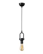 SPC 450 BK# ΑΝΑΡΤΗΣΗ ΜΕΤΑΛΛΙΚΗ  ΜΑΥΡΗ ΣΧ. ΛΟΥΚΕΤΟ *ΔΕΝ ΣΥΜΠΕΡΙΛΑΜΒΑΝΕΤΑΙ Η ΛΑΜΠΑ* ARlight 0264082