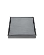 Square Gun metal - Σιφώνι δαπέδου 15216