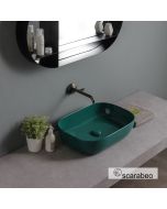 Νιπτήρας Πορσελάνης Glam 56x39 Scarabeo Musk Glossy 1804-900G