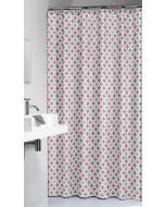 Diamonds 180x200 pink κουρτίνα μπάνιου υφασμάτινη Sealskin  235201350