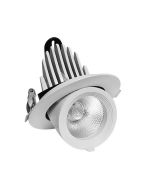 ΣΠΟΤ ΧΩΝΕΥΤΟ ΚΙΝΗΤΗ ΒΑΣΗ 30W 3CCT Φ134 ΛΕΥΚΟ PRO Eurolamp 145-65023