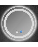 ΚΑΘΡΕΠΤΗΣ ΣΤΡΟΓΓΥΛΟΣ TOUCH LED DIMMABLE ANTIFOG 14W 1120Lm 3CCT (3000-4000-6000K) Φ800mm ARTE ILLUMINA CIREA Eurolamp 144-88011