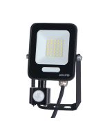 ΠΡΟΒΟΛΕΑΣ LED 20W SMD ΜΕ ΠΕΡΙΣΤΡΕΦΟΜΕΝΟ ΑΝΙΧΝΕΥΤΗ ΚΙΝΗΣΗΣ ΜΑΥΡΟΣ IP54 4000K PLUS Eurolamp 147-69064