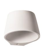 ΑΠΛΙΚΑ ΤΟΙΧΟΥ ΣΤΡΟΓΓΥΛΗ ΓΥΨΙΝΗ 1xE14 200x180x80 Eurolamp 147-53306