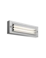 ΦΩΤΙΣΤΙΚΟ ΤΟΙΧΟΥ ΜΕ ΓΡΙΛΙΕΣ LED 6W 255X42X90 3CCT IP65 ΓΚΡΙ ARTE ILLUMINA SENARIO Eurolamp 145-52110
