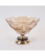 ΜΠΩΛ ΜΕΤΑΛΛΙΚΟ - ΓΥΑΛΙΝΟ ΧΡΥΣΟ 29x22cm Eurolamp 754-11024