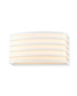 ΑΠΛΙΚΑ ΤΟΙΧΟΥ ΟΒΑΛ Ε27 MAX 20W 200X100X90mm ΛΕΥΚΗ ARTE ILLUMINA Eurolamp 145-20239