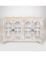 ΜΠΟΥΦΕΣ ΞΥΛΙΝΟΣ ΑΝΤΙΚΕ ΛΕΥΚΟΣ 121x32x78cm Eurolamp 750-25019