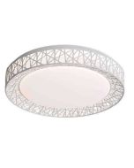 InLight Πλαφονιέρα οροφής LED 36W 4cct από λευκό ακρυλικό D:50cm 42049-Λευκ΄΄ο