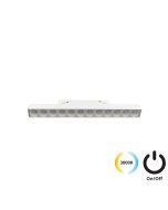 Linear Antiglare Λευκό L:220 3 CCT Magnetic (ON-OFF) Viokef 4244407S